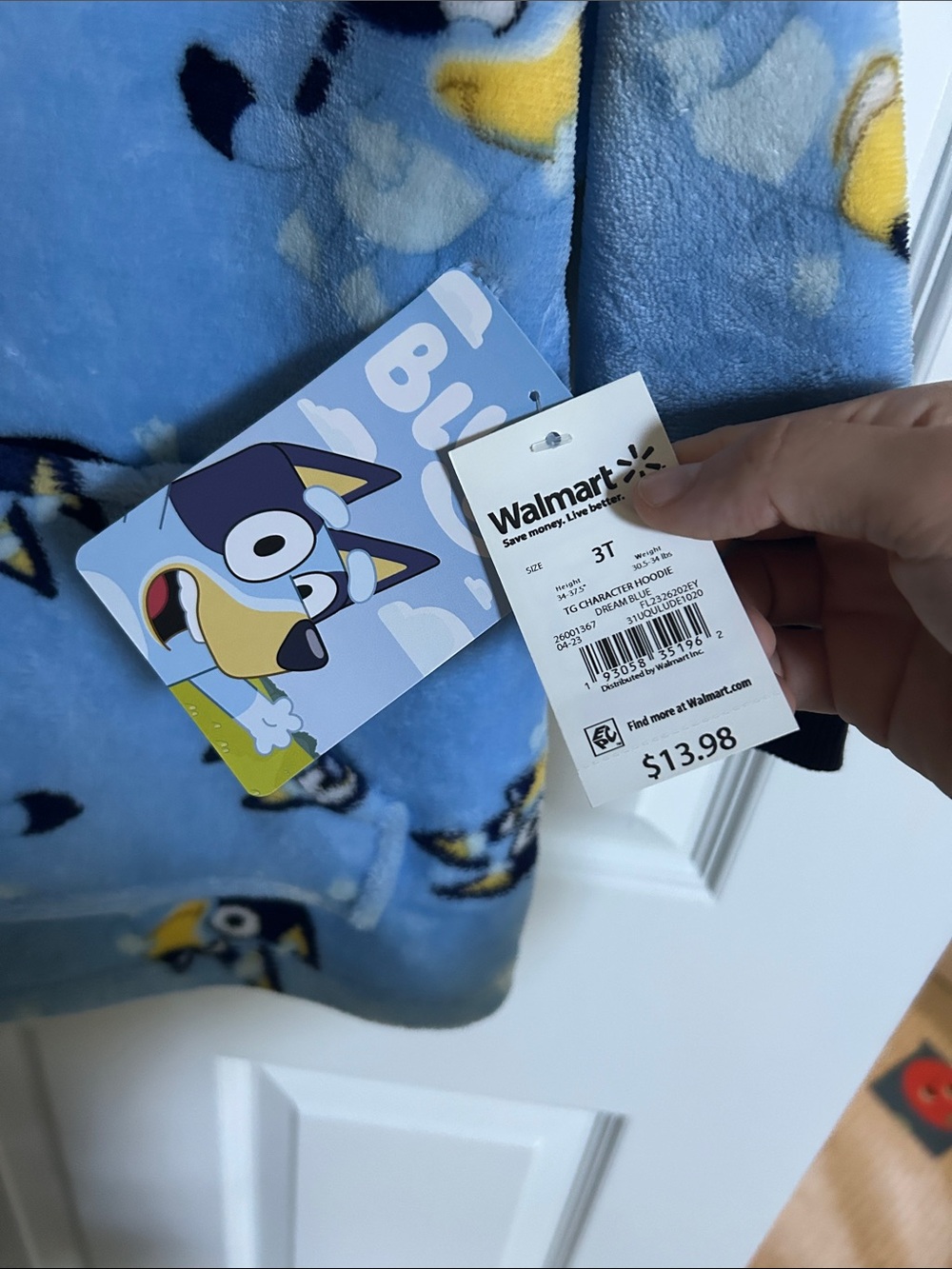 Bluey Plush Hoodie - Picture 2 of 3